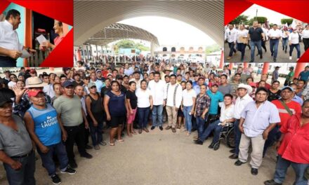 Continúan los recorridos informativos de Javier May ahora en Huimanguillo y Tacotalpa