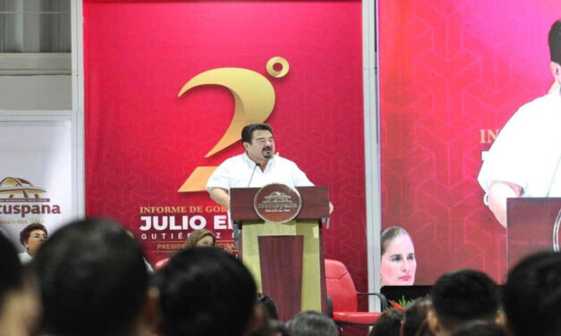 EL ALCALDE JULIO GUTIÉRREZ RINDIÓ SU SEGUNDO INFORME DE RESULTADOS AL PUEBLO DE MACUSPANA