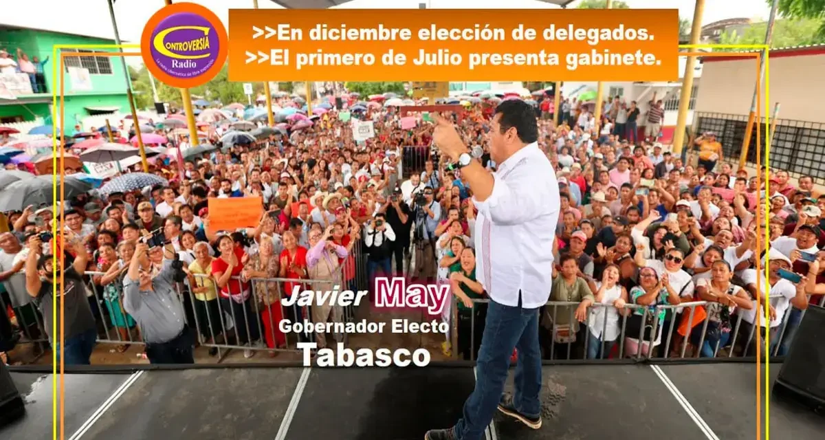 EN DICIEMBRE EL PUEBLO VOLVERÁ A ELEGIR A SUS DELEGADOS MUNICIPALES: ANUCIÓ JAVIER MAY