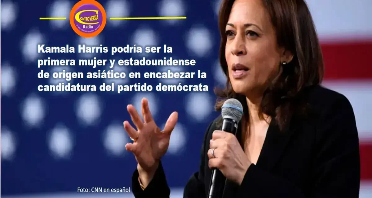 Kamala Harris podría ser la primera mujer y estadounidense de origen asiático en encabezar la candidatura del partido demócrata