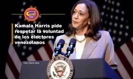 KAMALA HARRIS PIDE RESPETAR LA VOLUNTAD DE LOS ELECTORES VENEZOLANOS