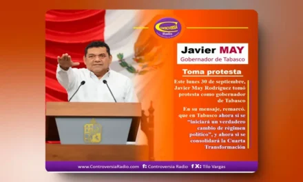 JAVIER MAY TOMÓ PROTESTA COMO GOBERNADOR DE TABASCO