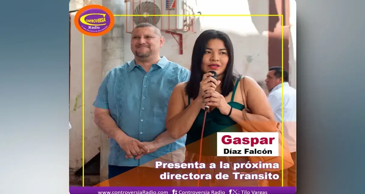 #GASPAR_DÍAZ alcalde electo de Macuspana//: PRESENTÓ A LA PROXIMA DIRECTORA DE TRANSITO MUNICIPAL