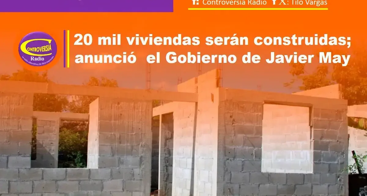 20 MIL VIVIENDAS EDIFICARÁ POR MEDIO DE INVITAB EL GOBIERNO DE TABASCO, PARA JEFAS DE FAMILIA