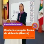 «PALESTINA DEBE SER RECONOCIDA», DECLARA CLAUDIA SHEINBAUM; CONDENA LAS AGRESIONES AL PUEBLO PALESTINO