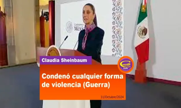 «PALESTINA DEBE SER RECONOCIDA», DECLARA CLAUDIA SHEINBAUM; CONDENA LAS AGRESIONES AL PUEBLO PALESTINO