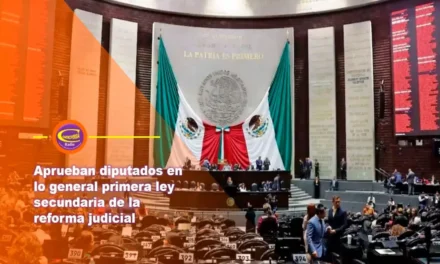 APRUEBAN DIPUTADOS EN LO GENERAL PRIMERA LEY SECUNDARIA DE LA REFORMA JUDICIAL; SE DISCUTE EN LO PARTICULAR