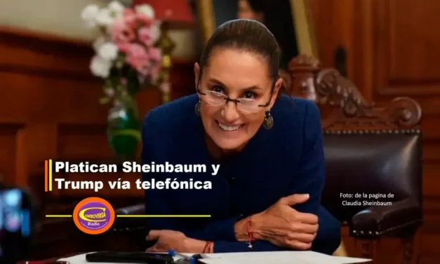 PLATICAN SHEINBAUM Y TRUMP VÍA TELEFÓNICA TRAS GANAR LAS ELECCIONES